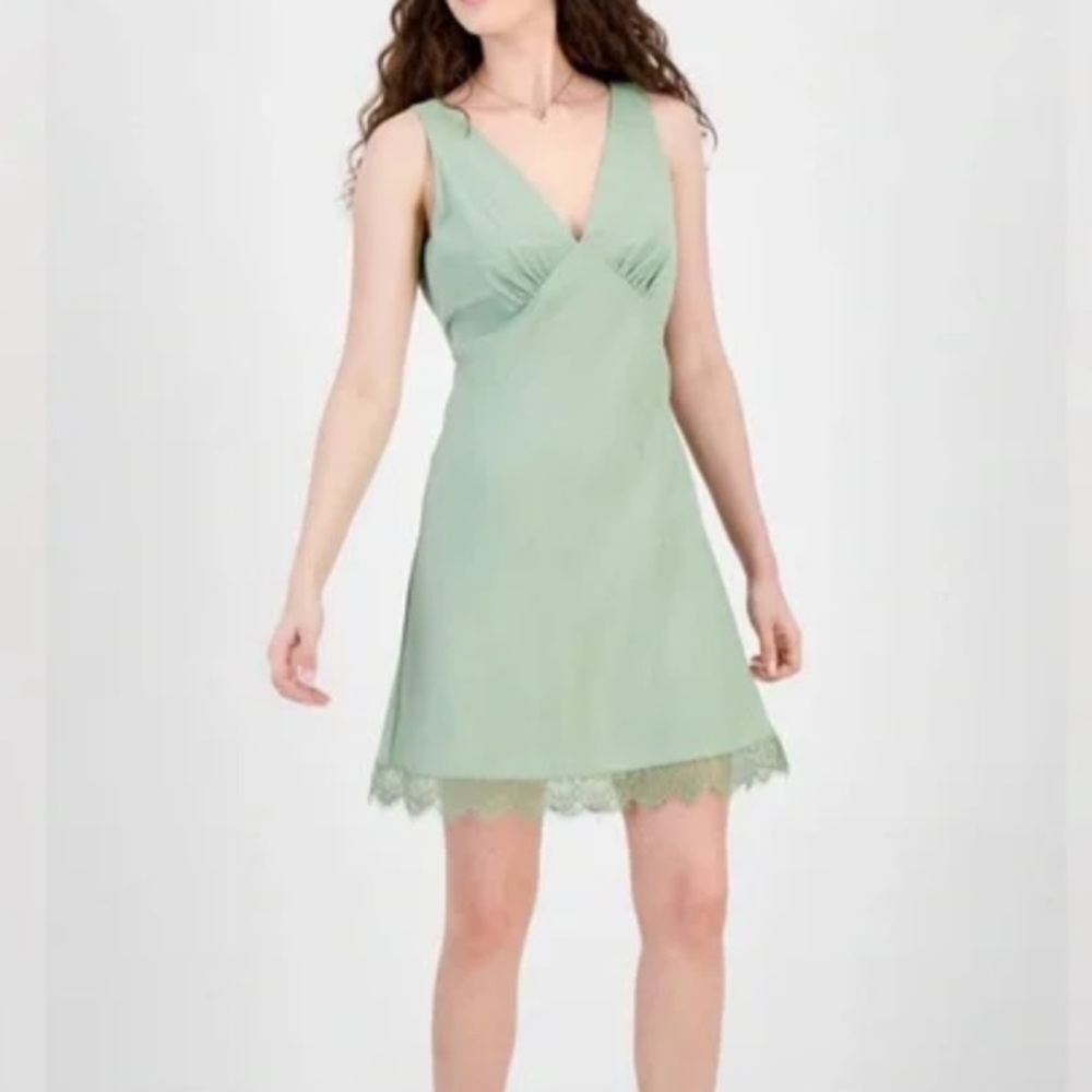 Madden Girl Green Mini Dress